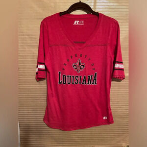 RUSSEL~LOUISIANA RED TEE~LG-11-13